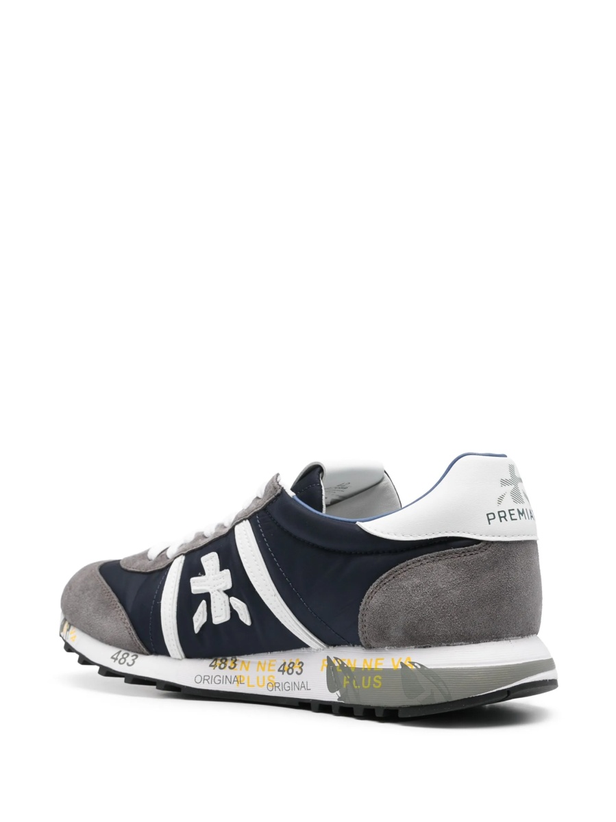Sneakers LOULOU DE SAISON albastri din material textil si piele intoarsa - Img 3