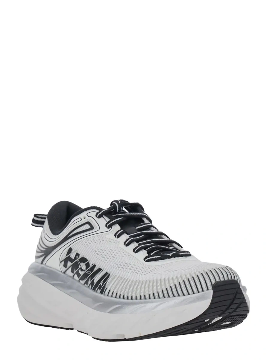 Sneakers 'M Bondi 7' White Low Top Sneaker with Logo on the Tongue and Perforated Design in Tech Fabric Unisex - Img 2
