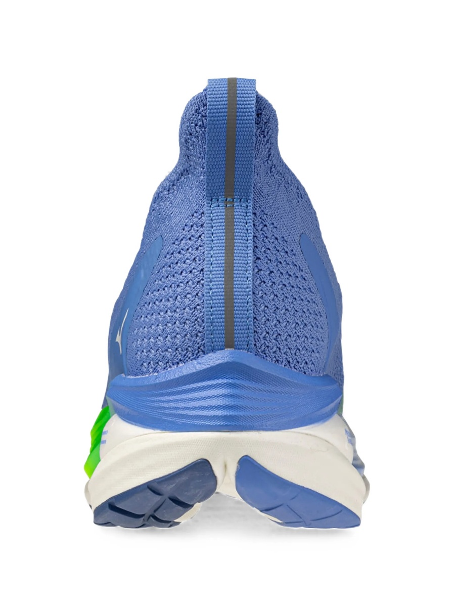 Sneakers Mizuno albastri din material textil - Img 2