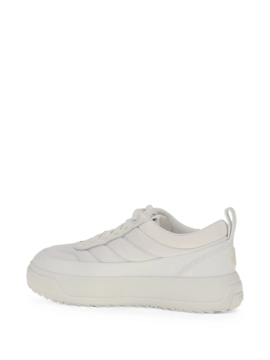 Sneakers Moncler albi din poliamida si piele - Img 2