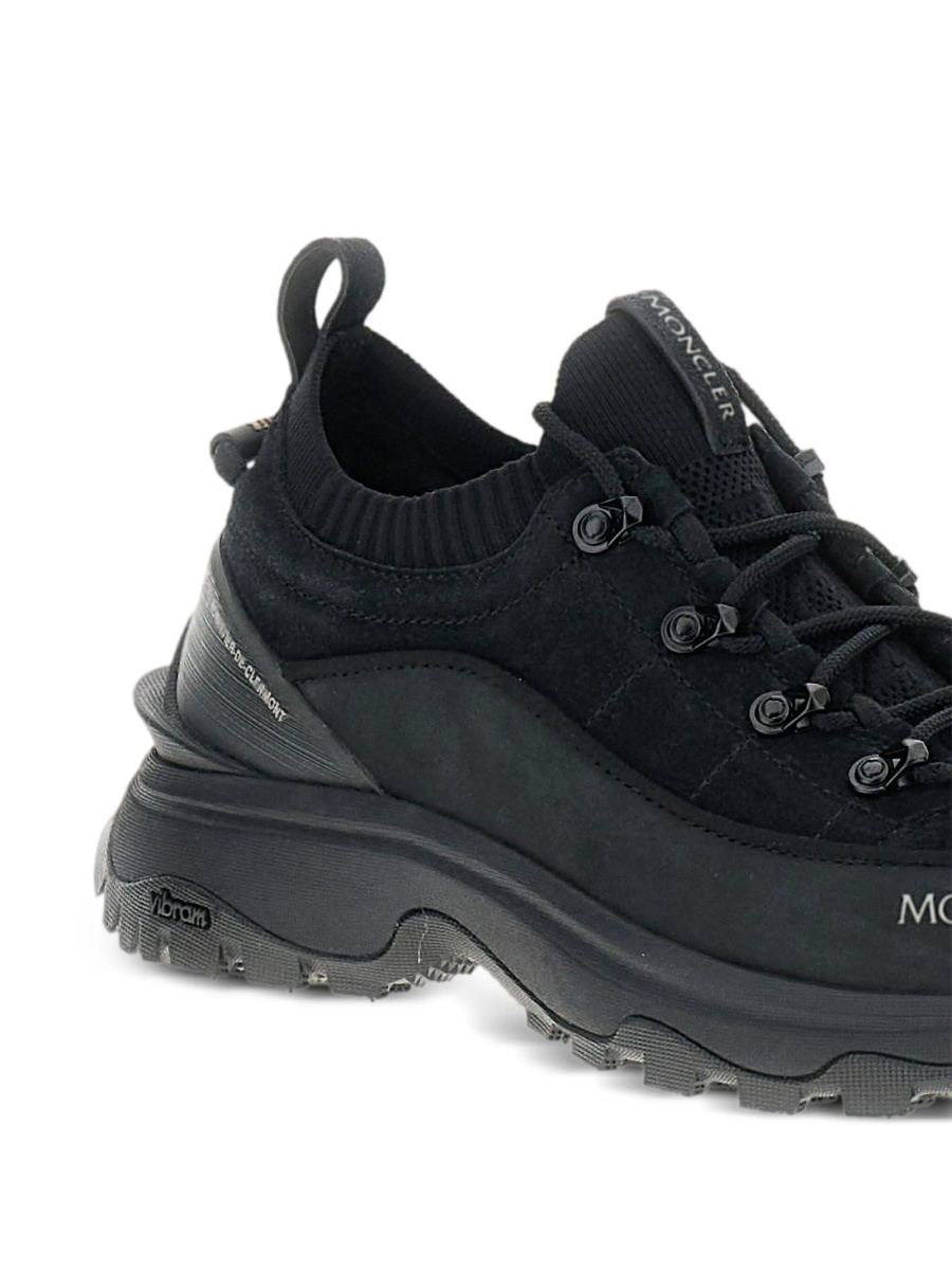 Sneakers Moncler negri din piele - Img 4
