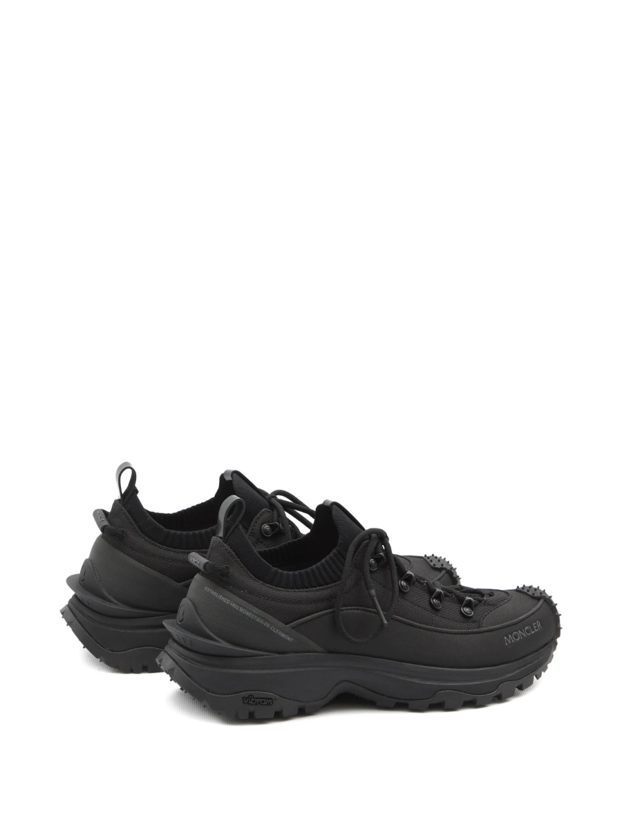 Sneakers Moncler negri din polyester - Img 3