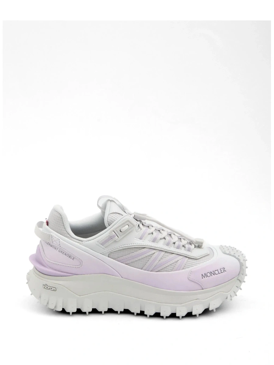 Sneakers Moncler 'Trailgrip' gri din piele - Img 9
