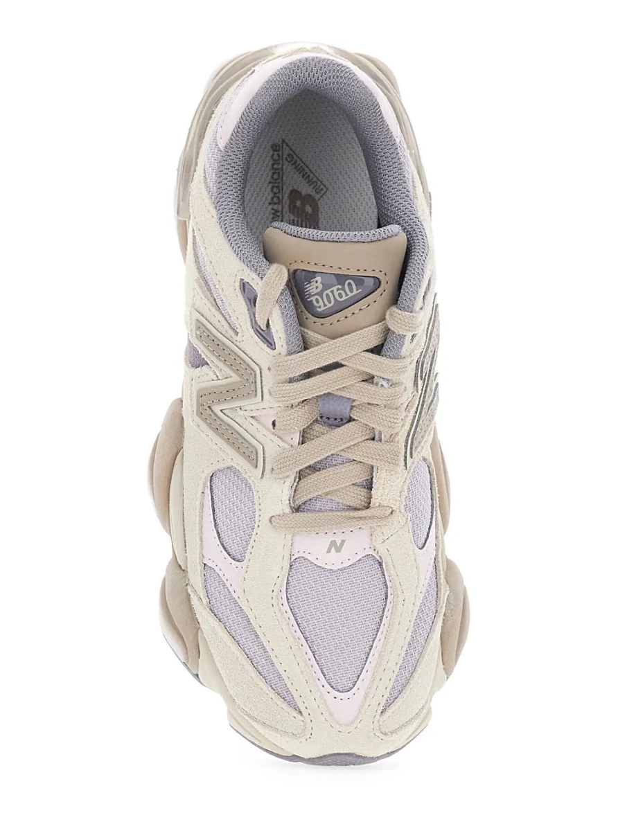 Sneakers New Balance '9060' roz din textil si piele - Img 4