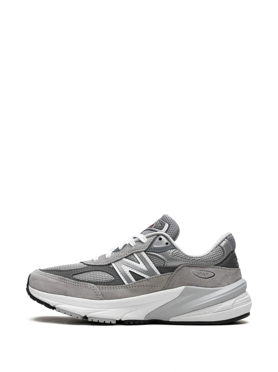 Sneakers New Balance gri din material textil si piele intoarsa - Img 5