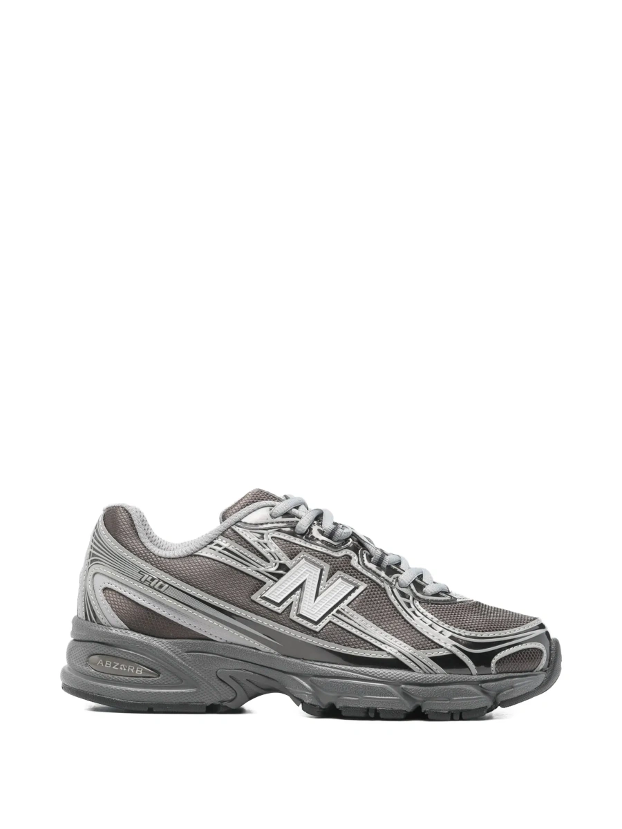 Sneakers New Balance gri din tesatura tehnica - Img 8