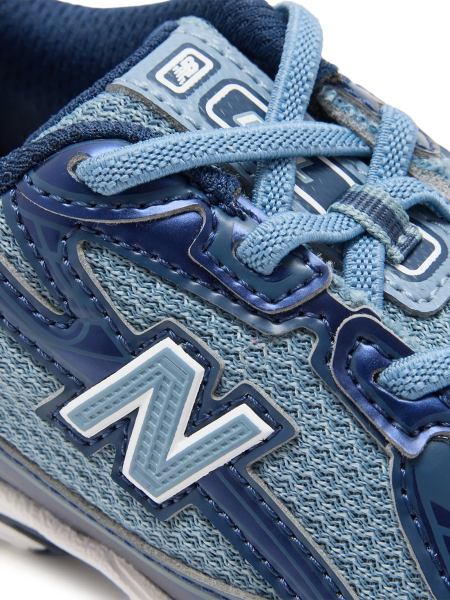 Sneakers New Balance Kids albastri din plasa - Img 4