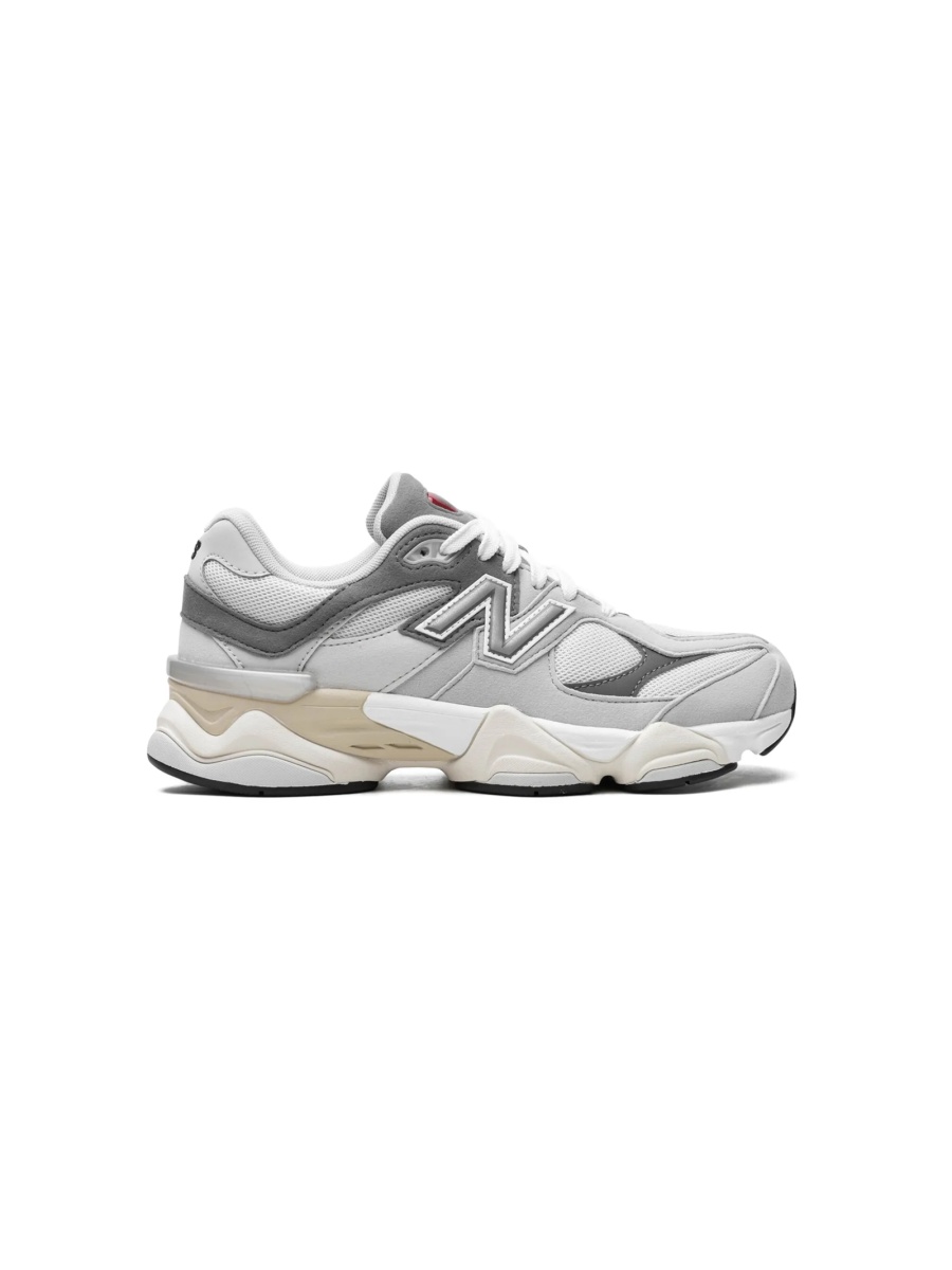 Sneakers New Balance Kids gri din piele si plasa - Img 2