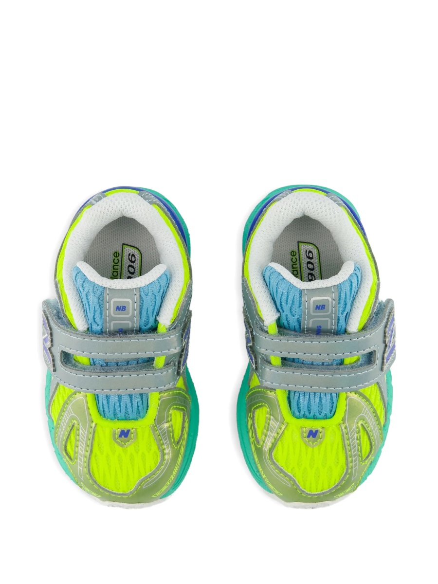 Sneakers New Balance Kids verzi din polyester - Img 4