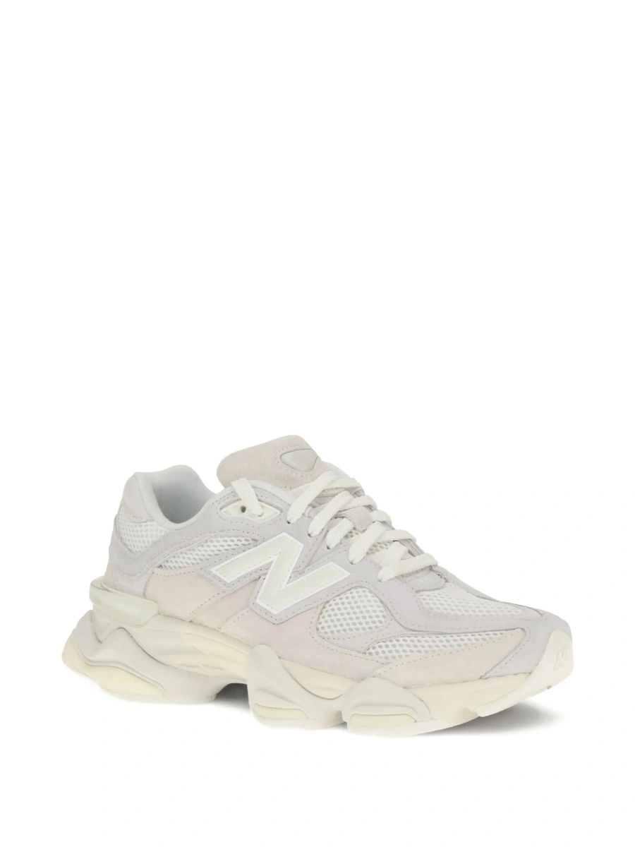 Sneakers New Balance neutri din piele intoarsa si plasa - Img 2