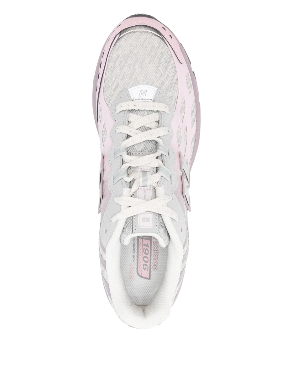Sneakers New Balance roz din poliuretan si material textil - Img 4