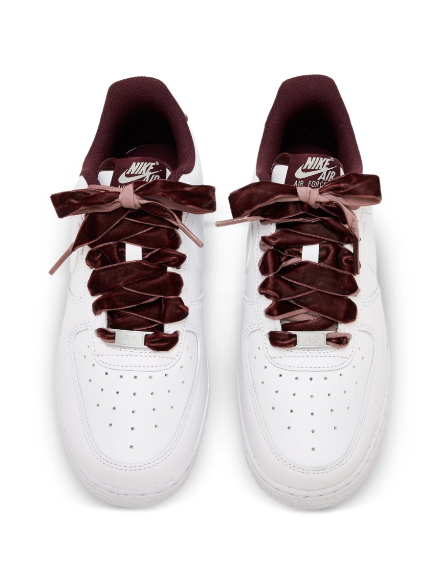 Sneakers Nike air force 1 albi din piele - Img 3