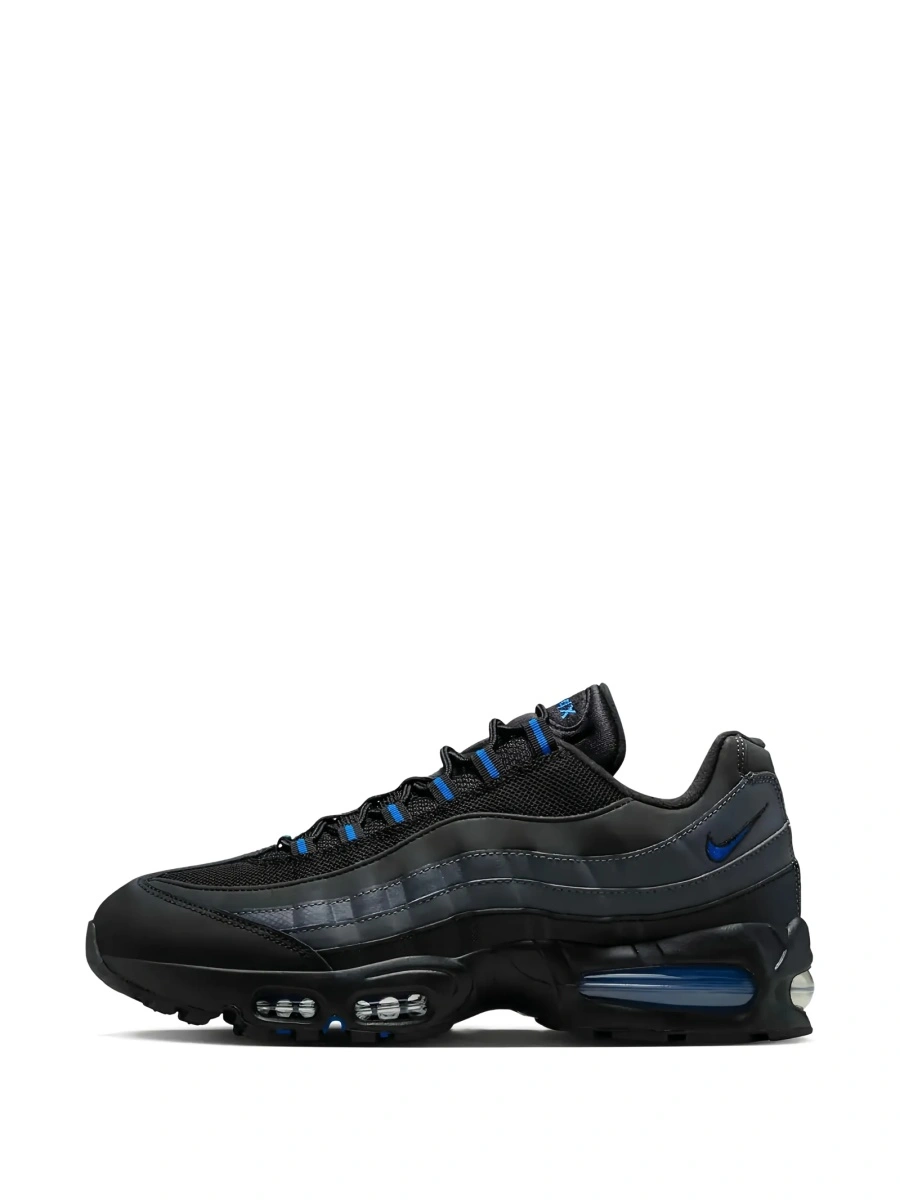 Sneakers Nike air max negri din material textil si poliuretan - Img 4