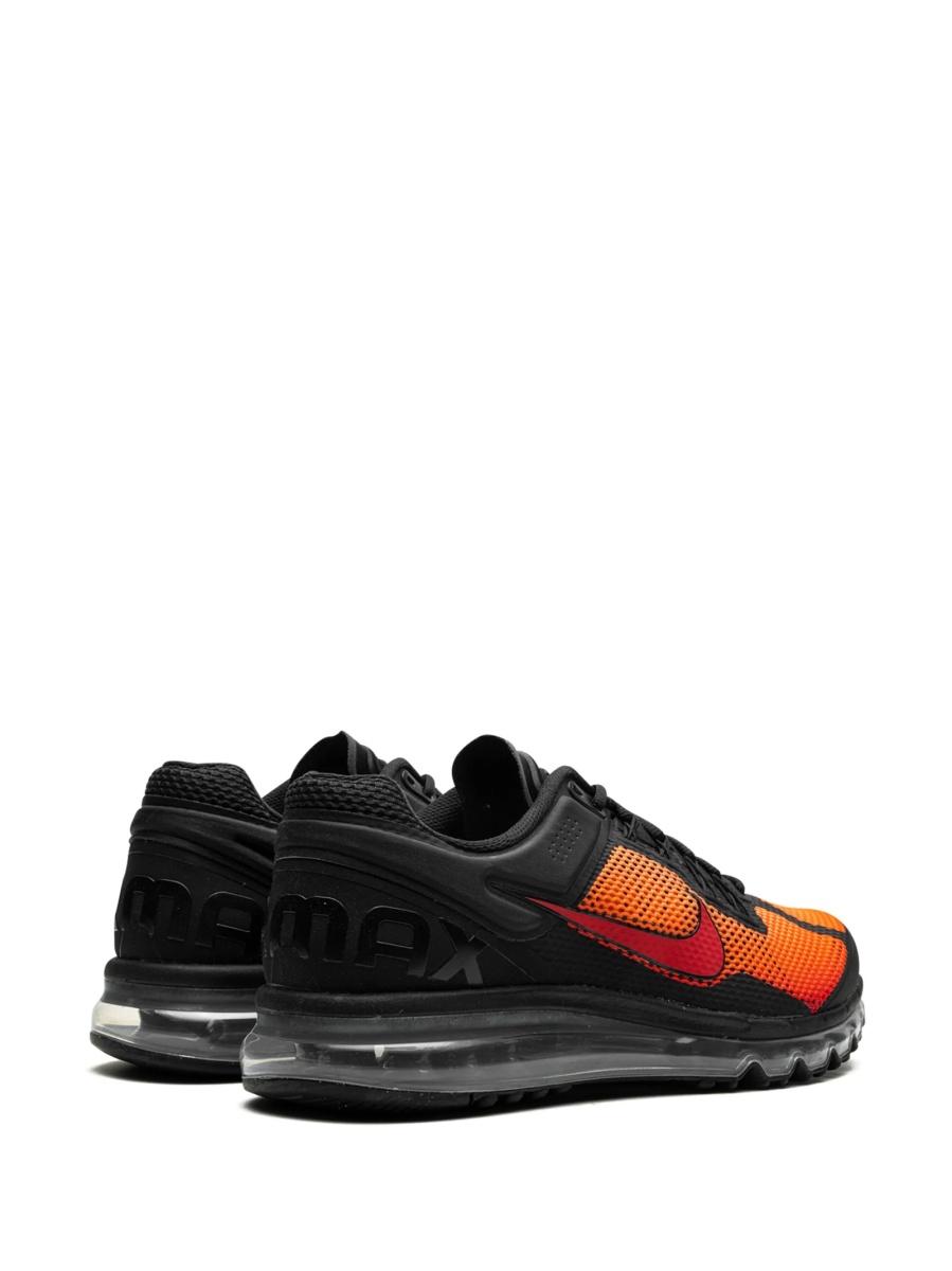 Sneakers Nike air max negri din piele si material textil - Img 3