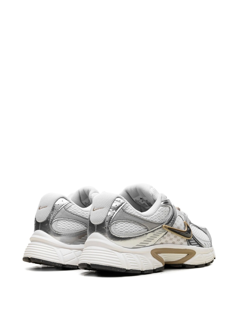 Sneakers Nike albi din piele eco si plasa - Img 3