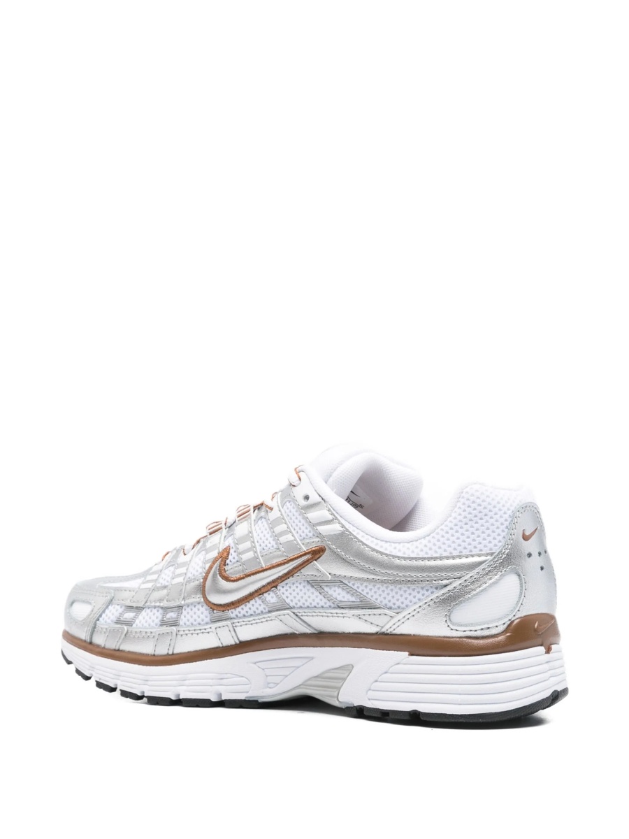 Sneakers Nike argintii din poliuretan si material textil - Img 3