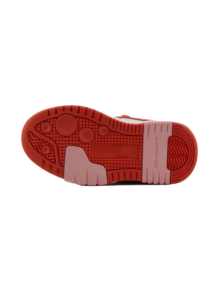 Sneakers Off-White albi din piele - Img 3