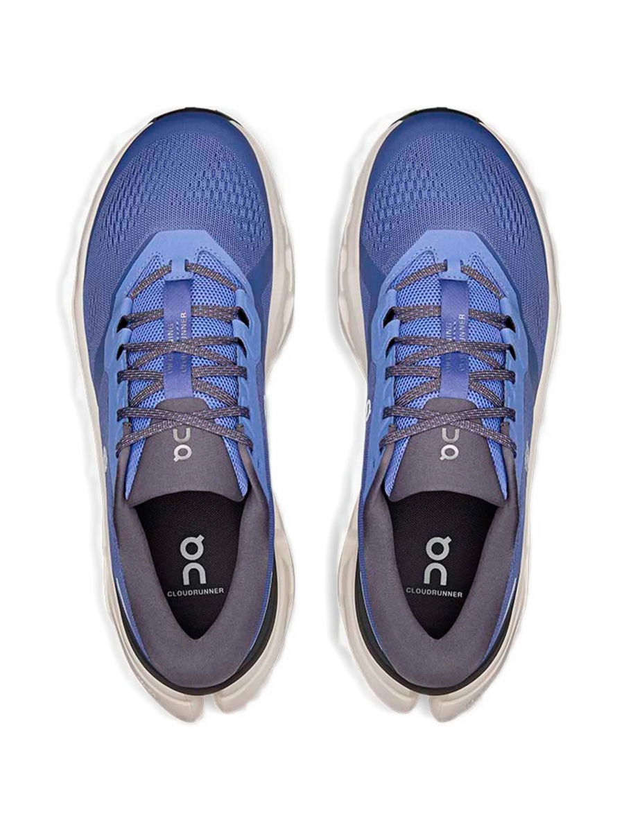 Sneakers On albastri din material textil - Img 3