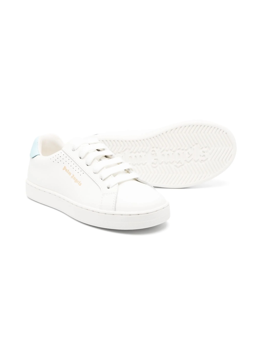 Sneakers Palm Angels albi din piele - Img 2