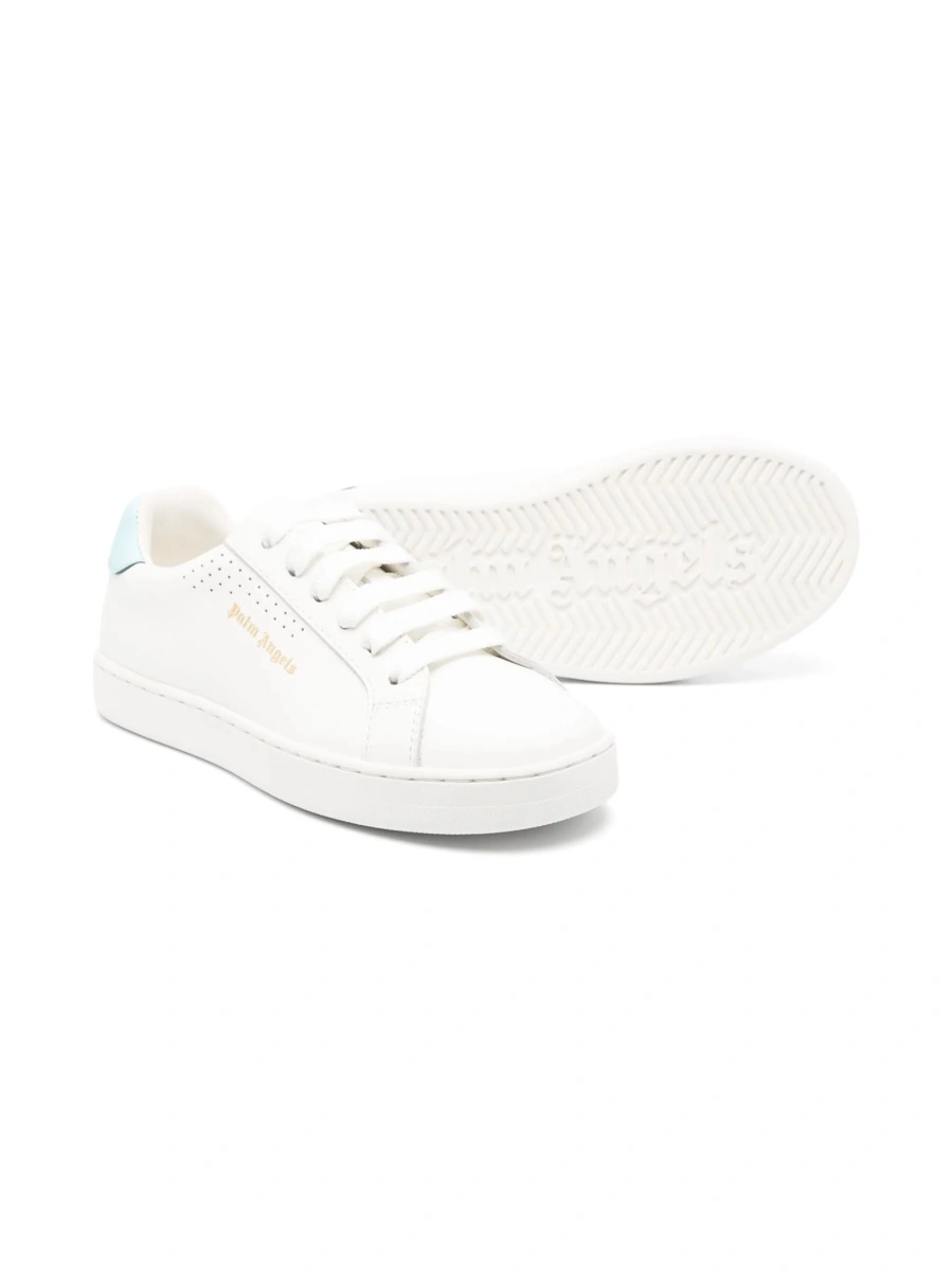 Sneakers Palm Angels albi din piele - Img 2