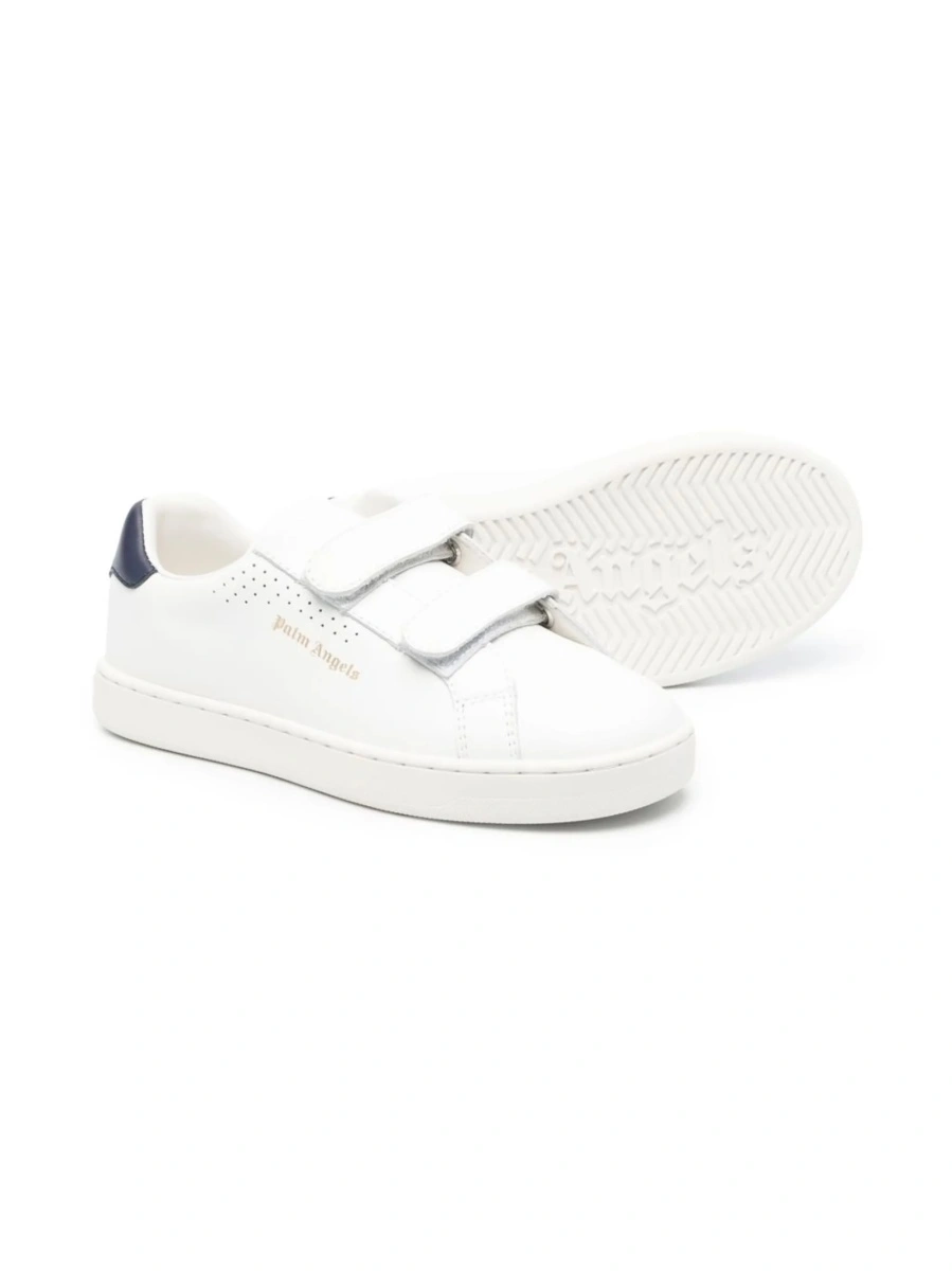 Sneakers Palm Angels albi din piele - Img 2
