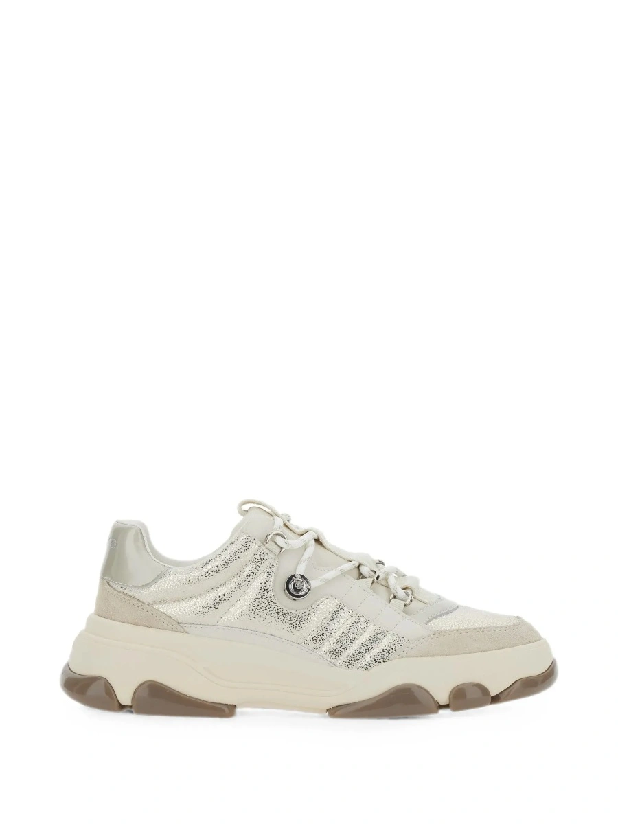 Sneakers Pinko albi din piele 'ATHENA' - Img 8