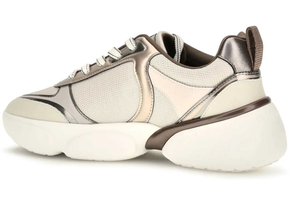 Sneakers Pinko albi din piele - Img 3