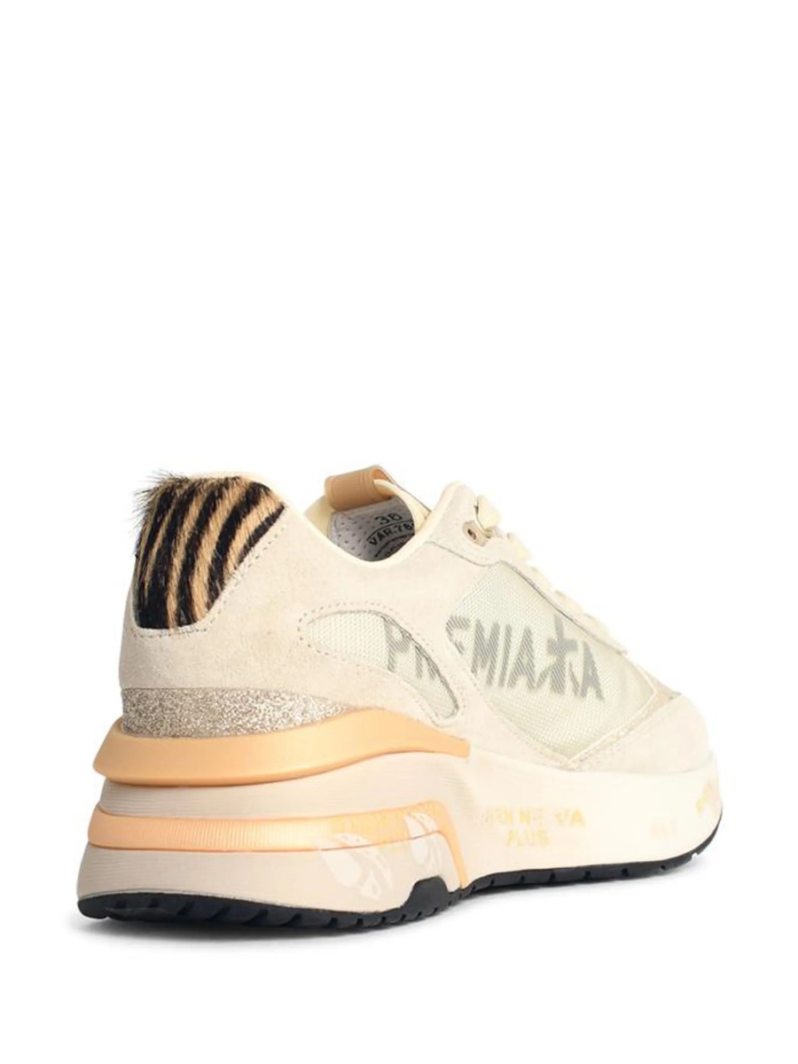 Sneakers Premiata neutri din poliuretan si nylon - Img 3
