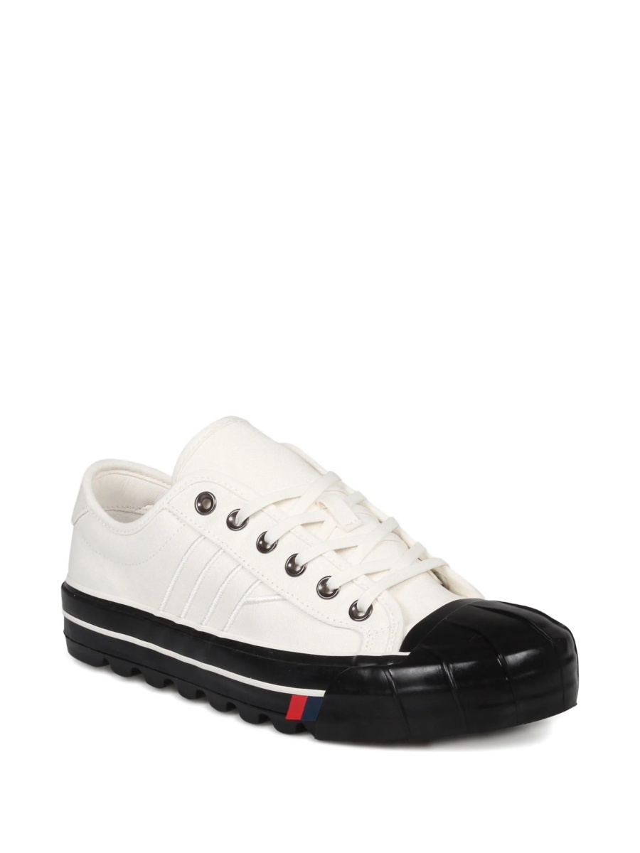 Sneakers Pro-Keds albi din material textil - Img 2