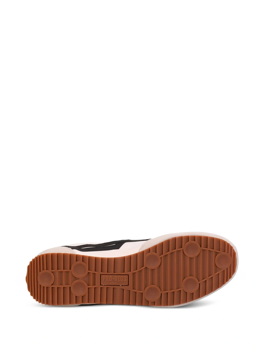 Sneakers Pro-Keds albi din nylon si piele - Img 4