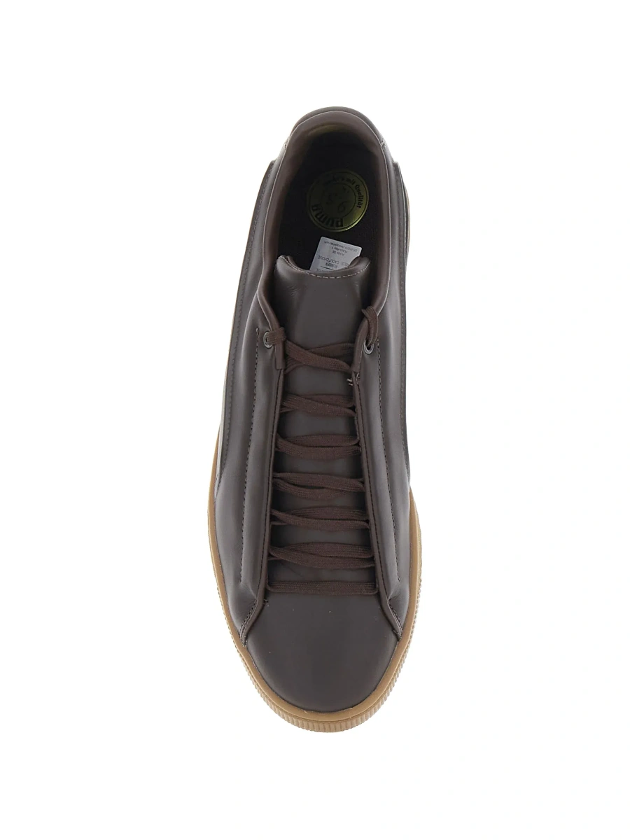 Sneakers PUMA maro din piele - Img 7