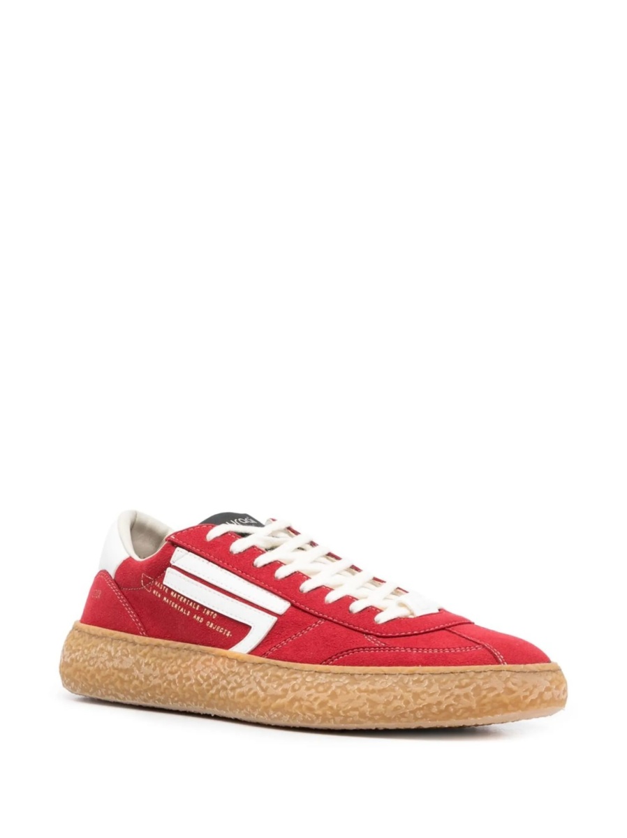 Sneakers PURAAI rosii din material textil - Img 2