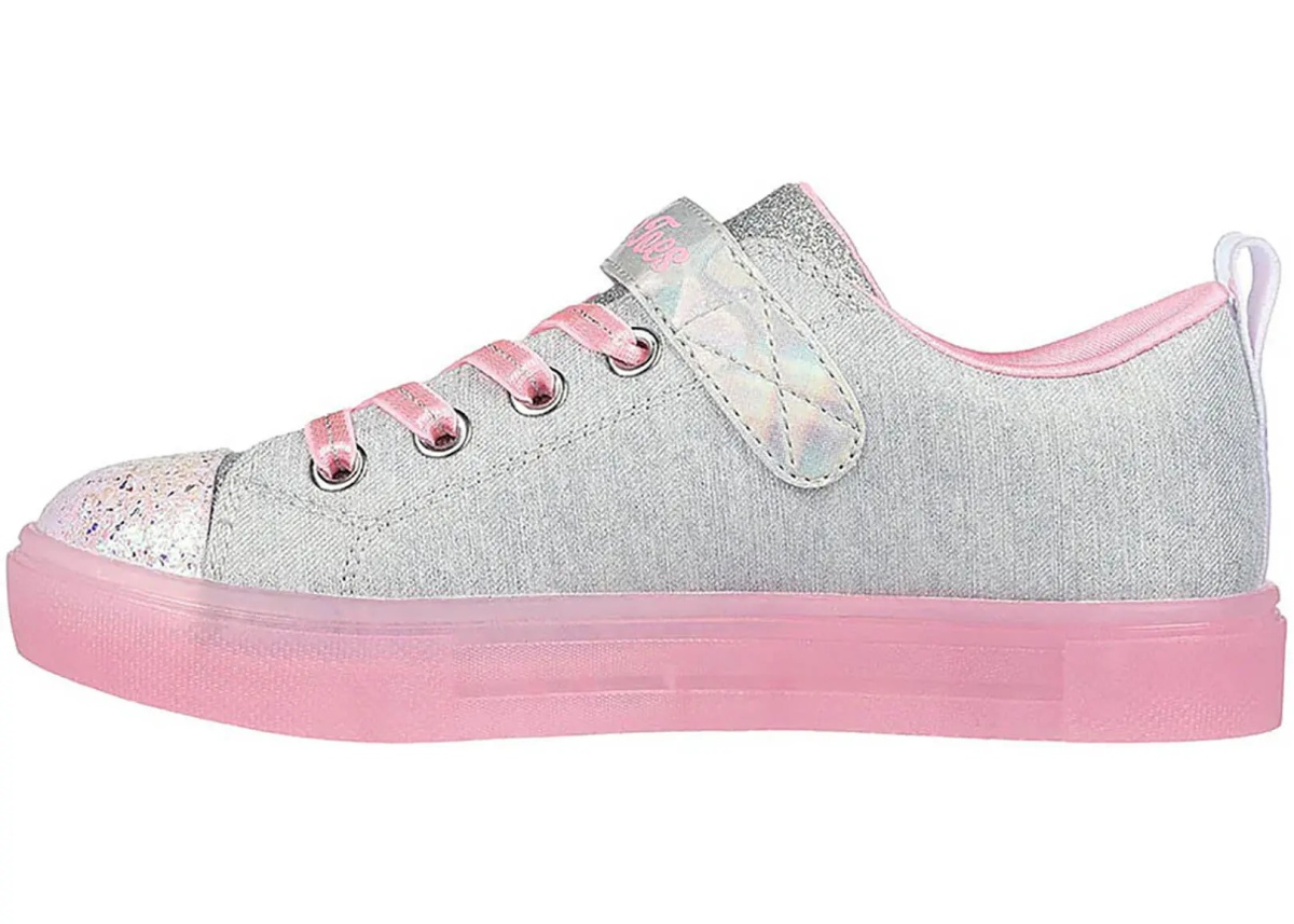 Sneakers S Lights Twinkle Sparks Heather Magic Gray/Pink - Img 2