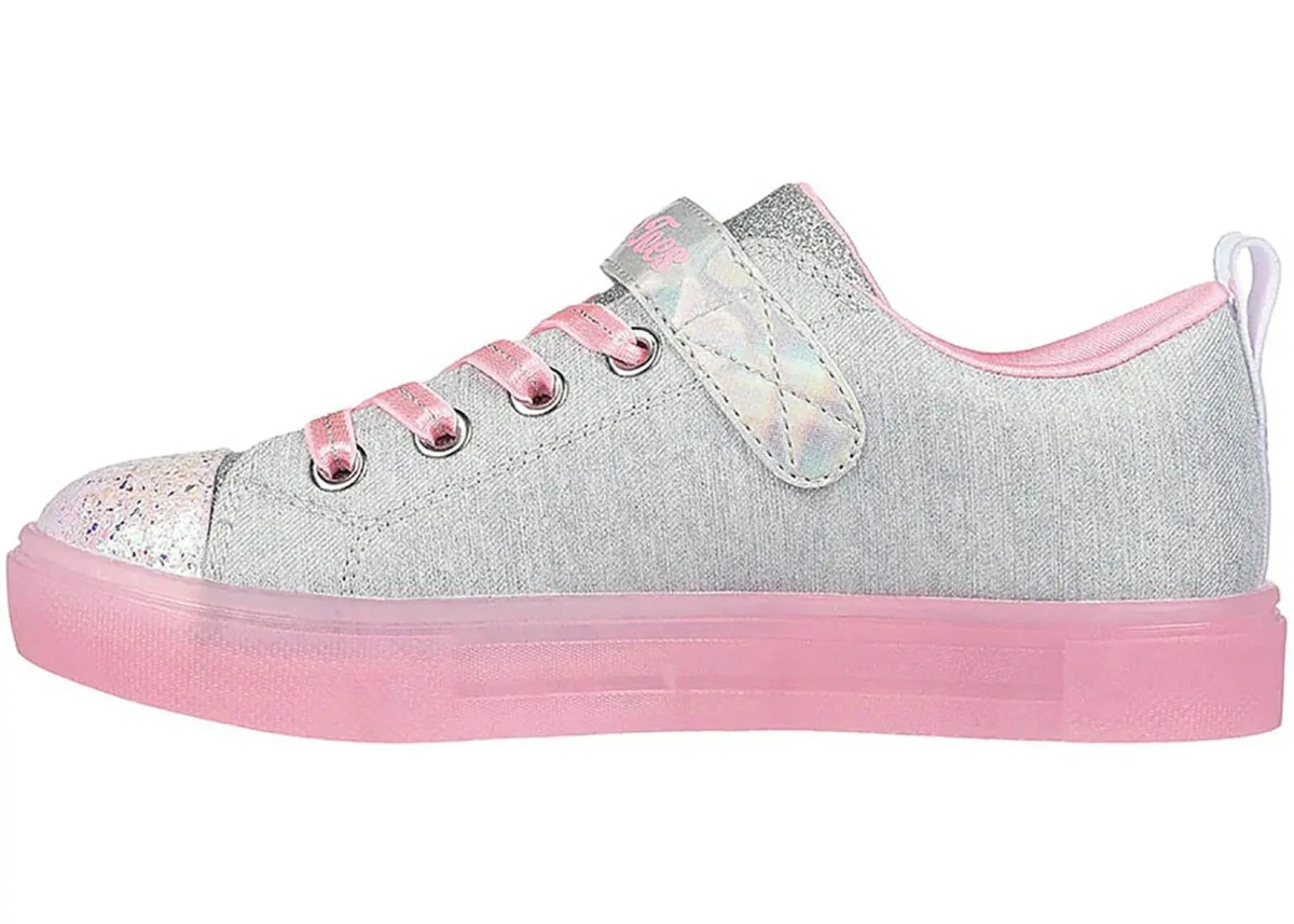 Sneakers S Lights Twinkle Sparks Heather Magic Gray/Pink - Img 2
