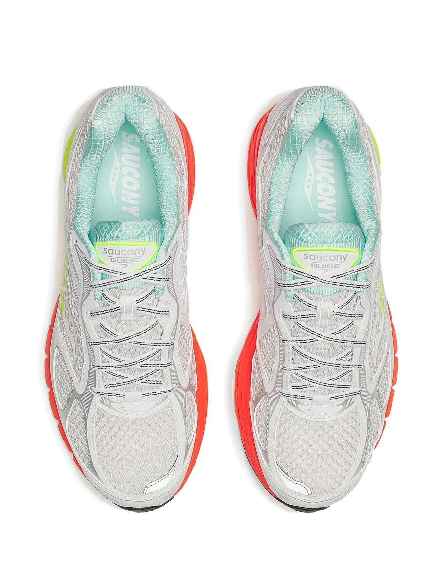 Sneakers Saucony gri din poliuretan si material textil - Img 4