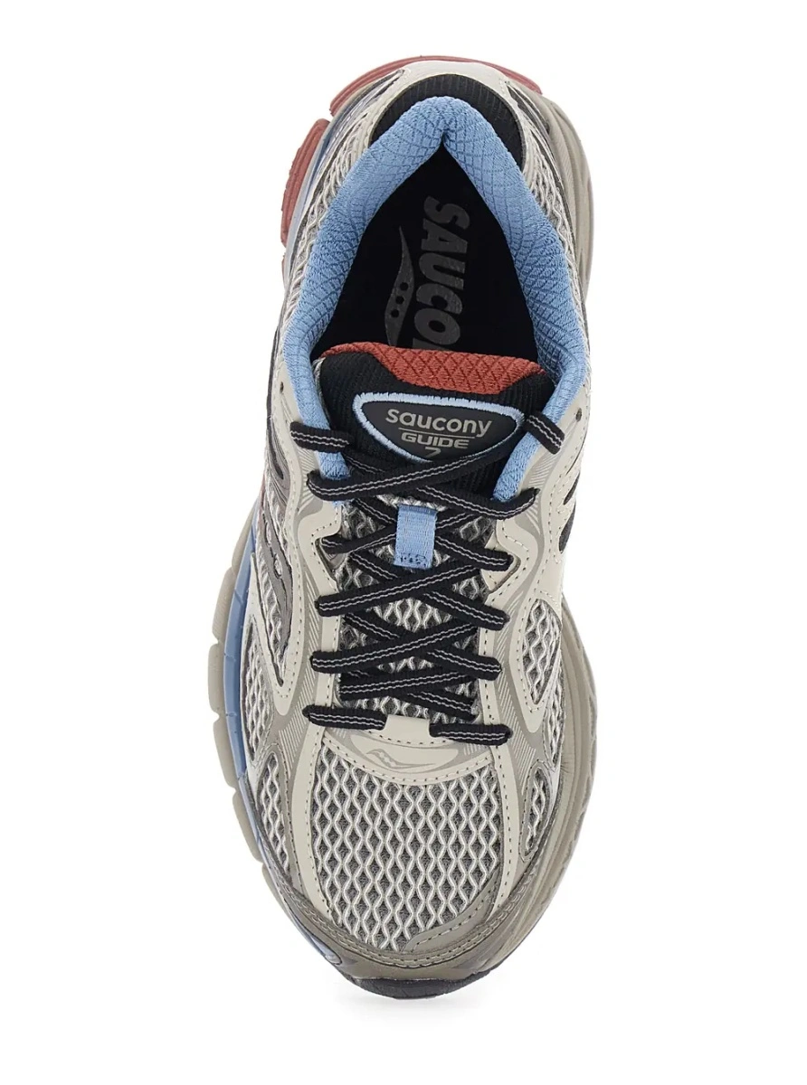 Sneakers Saucony multicolor din mesh si cauciuc - Img 4