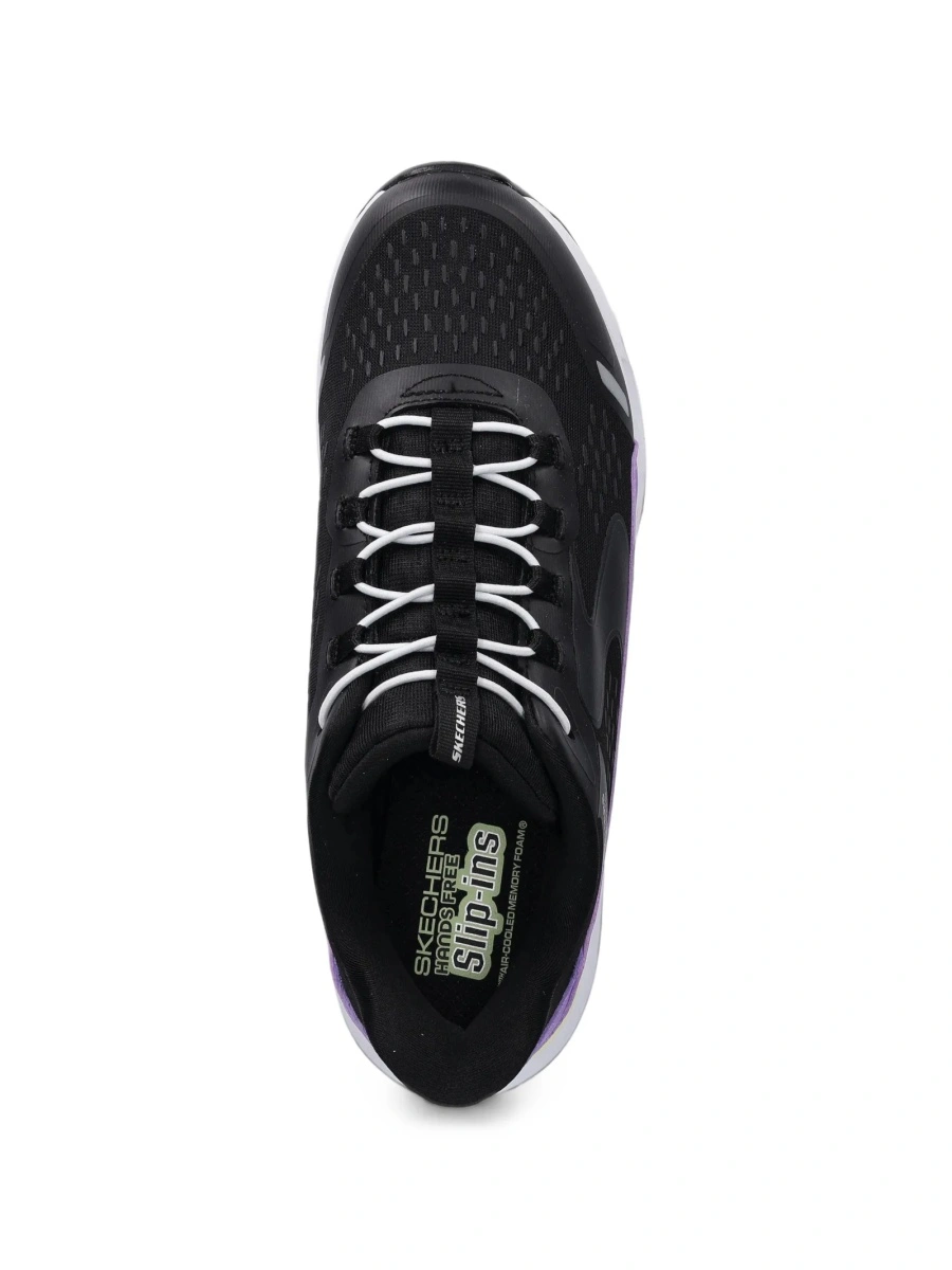Sneakers SKECHERS negri din poliuretan si material textil - Img 4