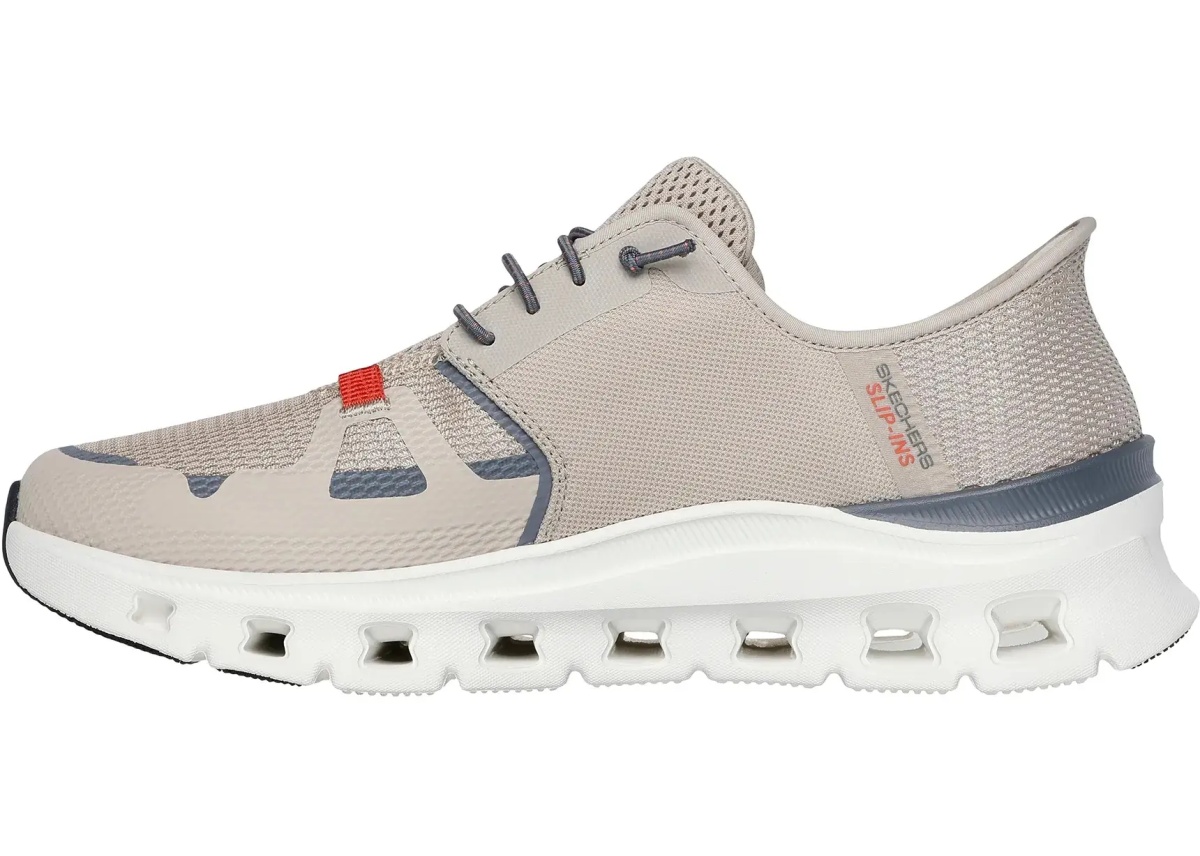 Sneakers Slip-ins Glide-Step Pro Taupe Orange - Img 4