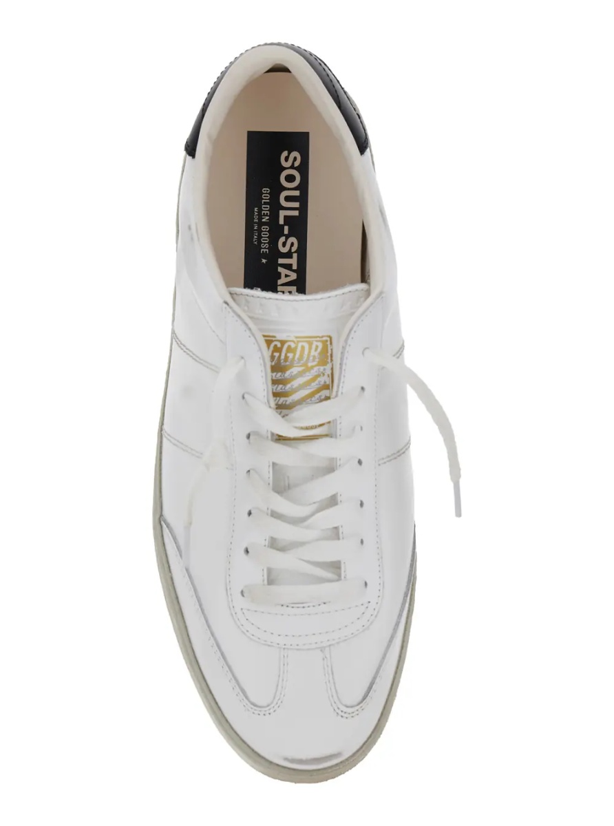 Sneakers Sneaker 'Soul-Star' Low Top with Logo Patch on the Tongue and Lettering Logo on the Back in White Leather Men - Img 3