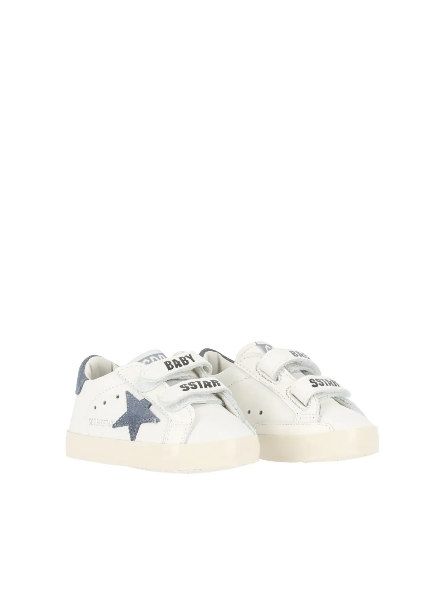Sneakers SNEAKERS BABY SCHOOL NAPPA UPPER SUEDE STAR AND HEEL WHITE/BLUE DENIM - Img 2