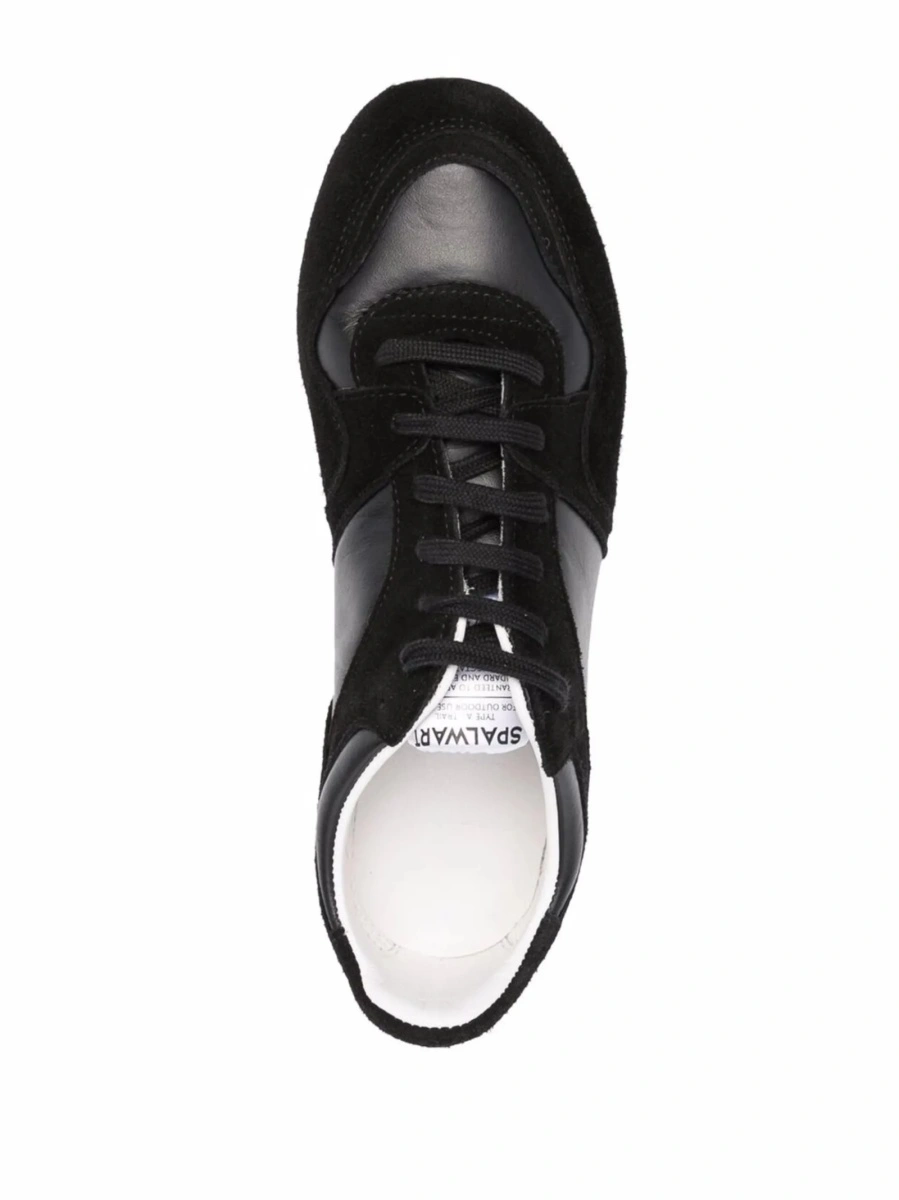 Sneakers SPALWART negri din material textil - Img 4