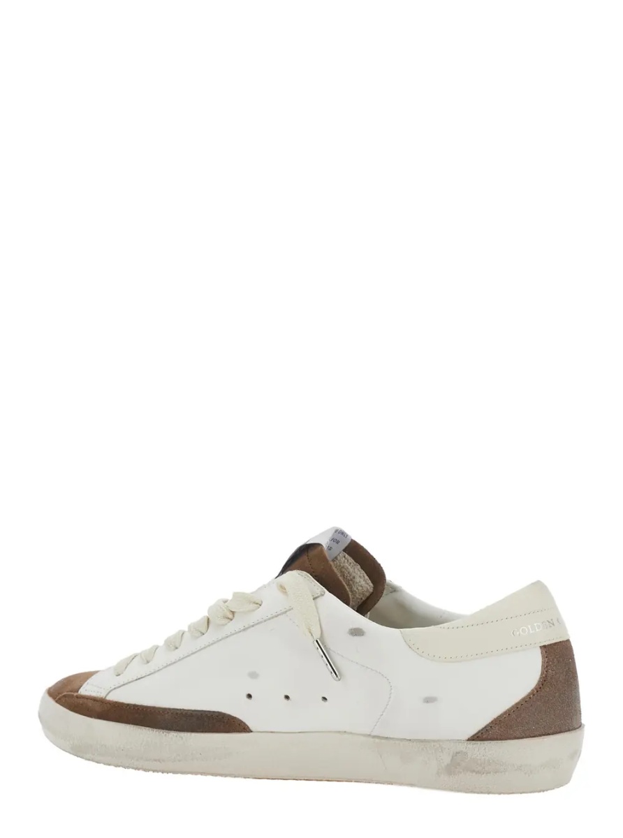 Sneakers 'Superstar' White Sneakers Low Top with star patch on the side in leather for men - Img 3