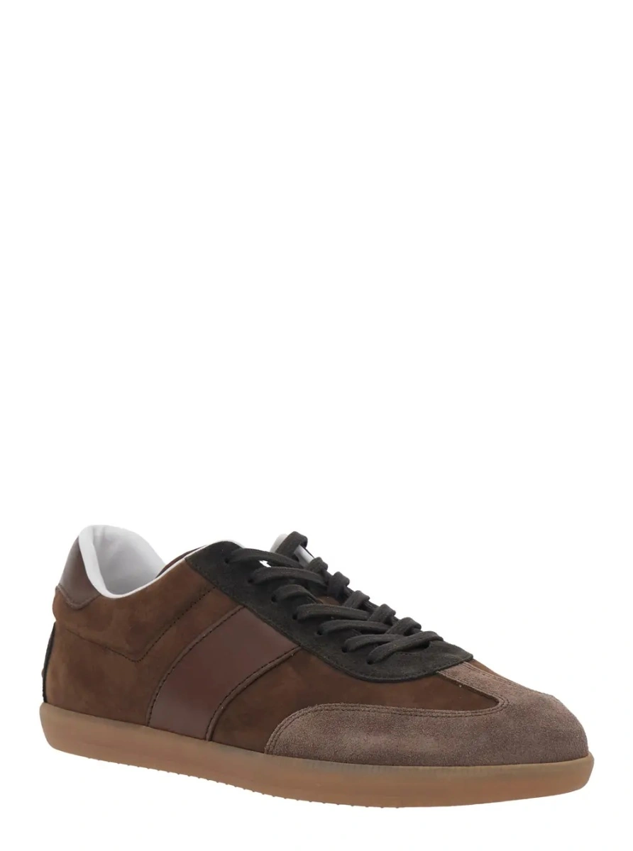 Sneakers TOD'S maro din piele intoarsa - Img 2