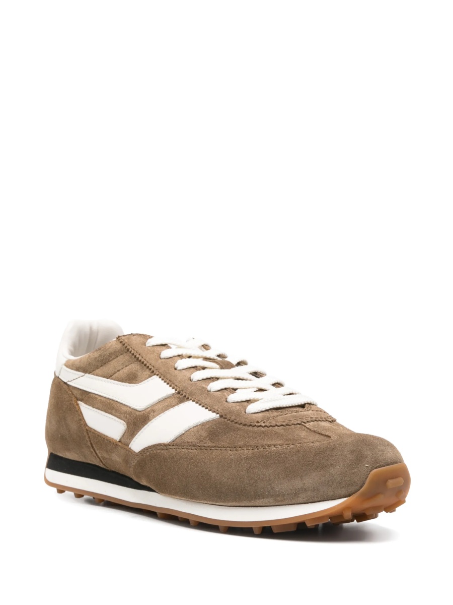 Sneakers Tom Ford maro din piele intoarsa - Img 2