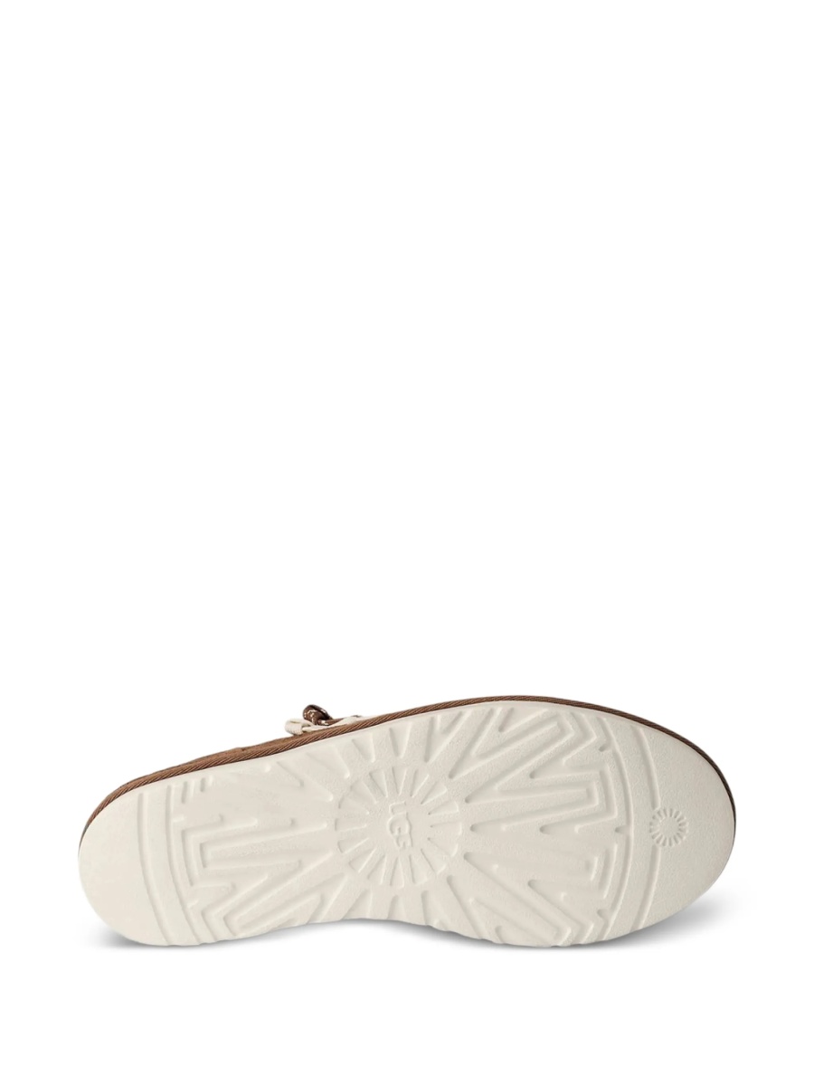 Sneakers UGG maro din piele intoarsa - Img 5