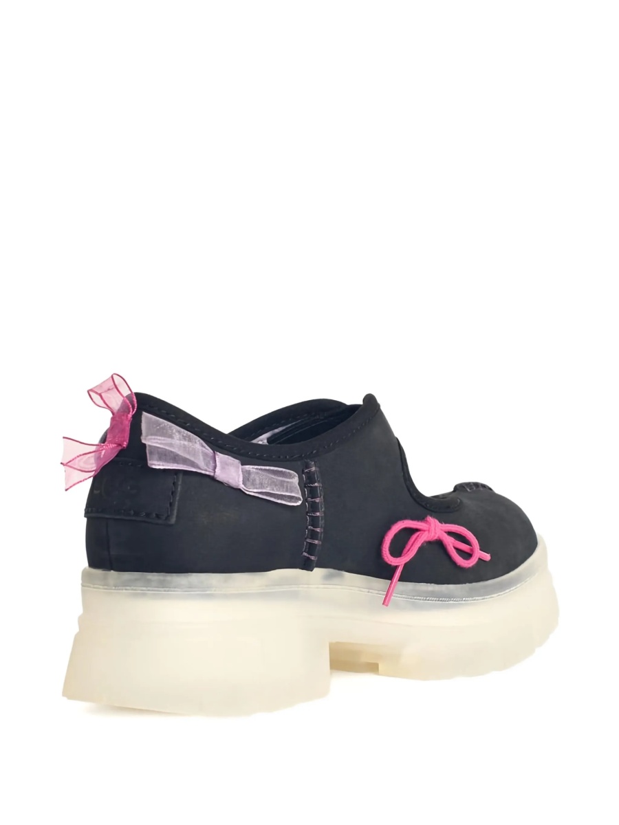 Sneakers UGG negri din piele - Img 4