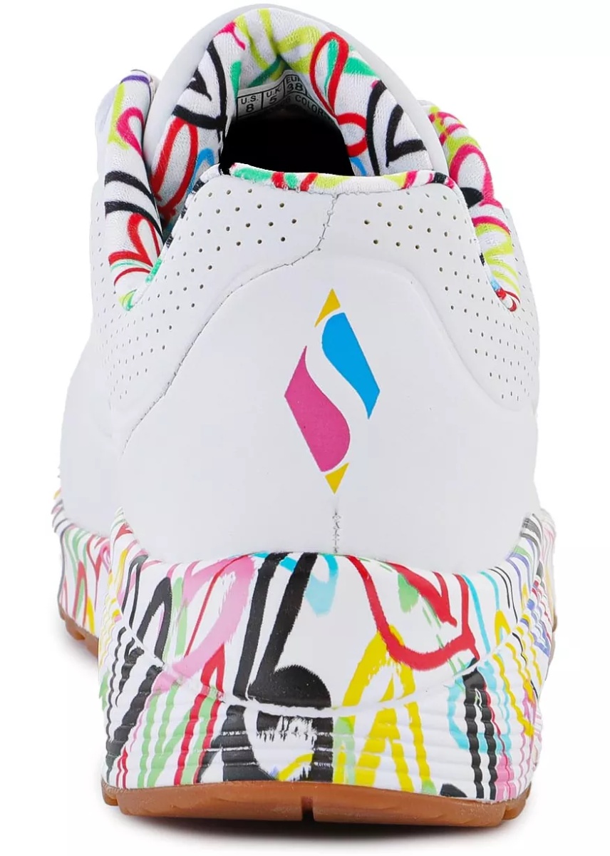 Sneakers Uno Loving Love WHITE 155506 - WHT - Img 5