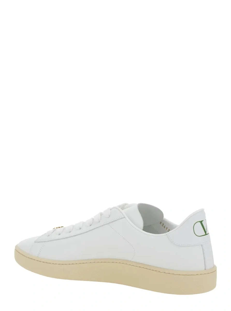 Sneakers Valentino Garavani albi din piele 'Royco' - Img 3