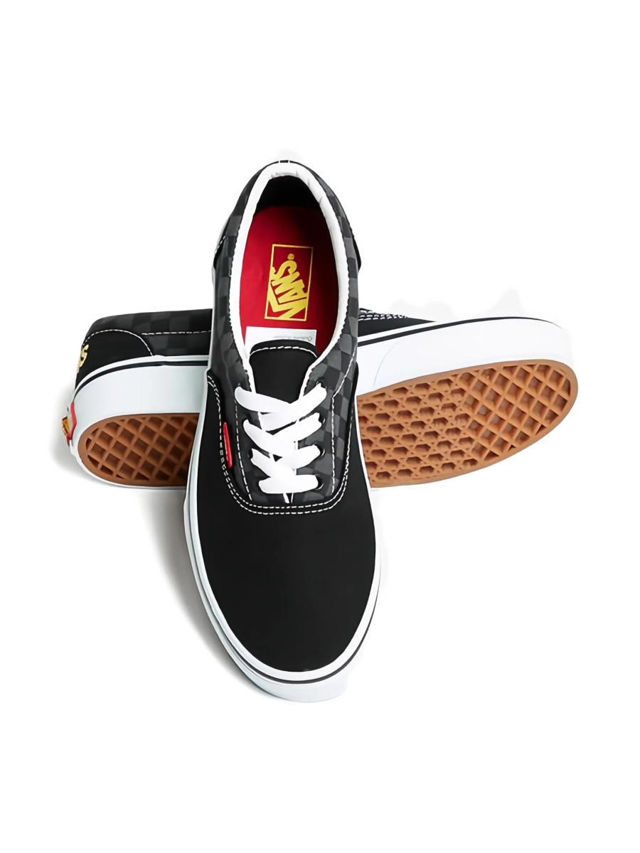Sneakers Vans negri din material textil - Img 5