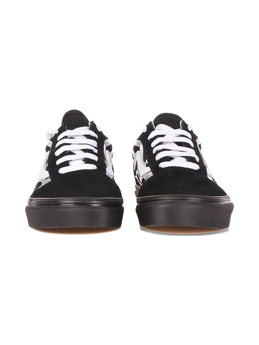 Sneakers Vans negri din material textil - Img 4